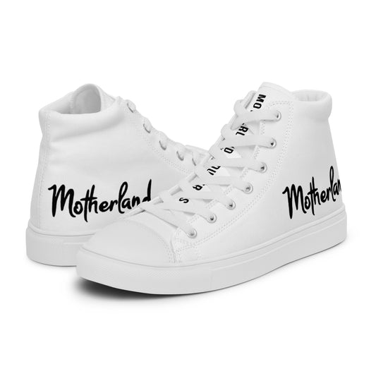 Women’s high top canvas shoes